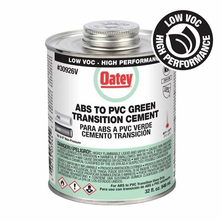 TINKERTOOLS 32 oz Transition Cement for ABS & PVC - Green TI3307446